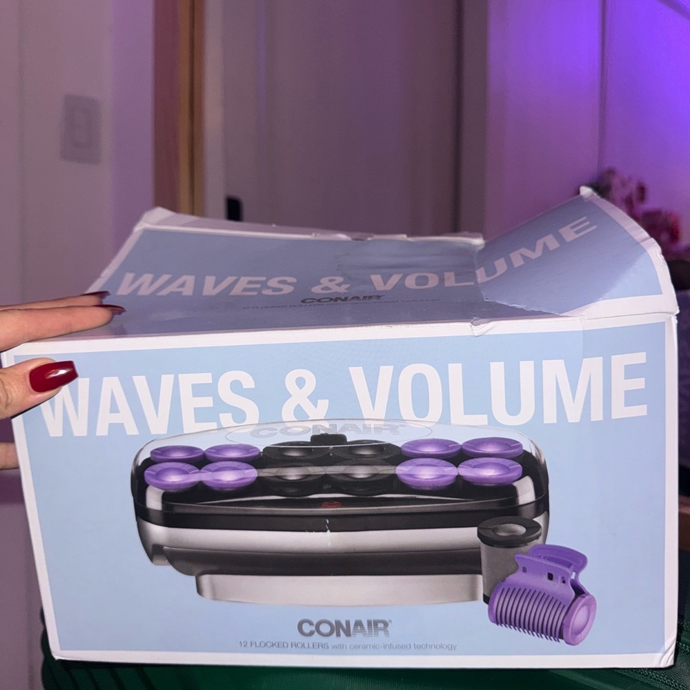 Conair Waves & Volume Hair Rollers - Purple